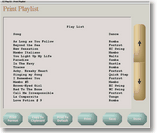EZ Play DJ - Print Playlist